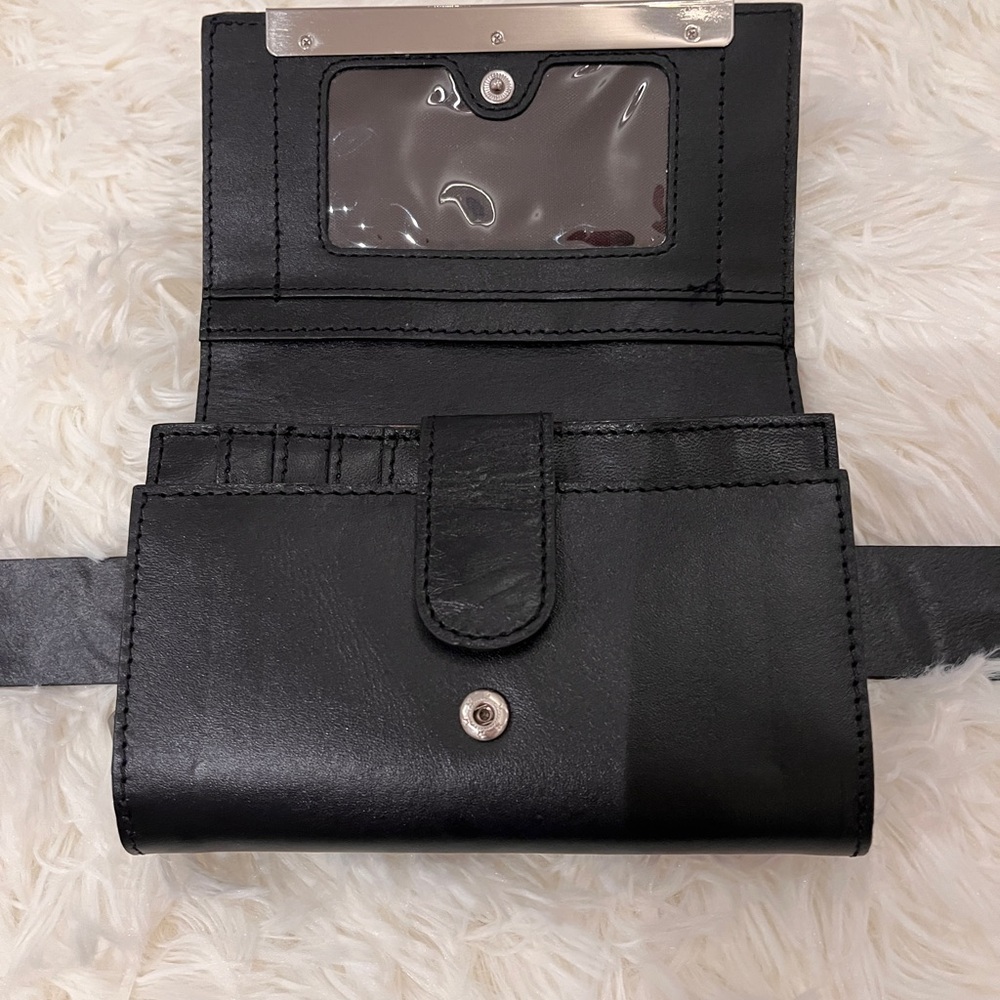 Patricia Nash Black Embossed Belt Bag - Picture 5 of 12